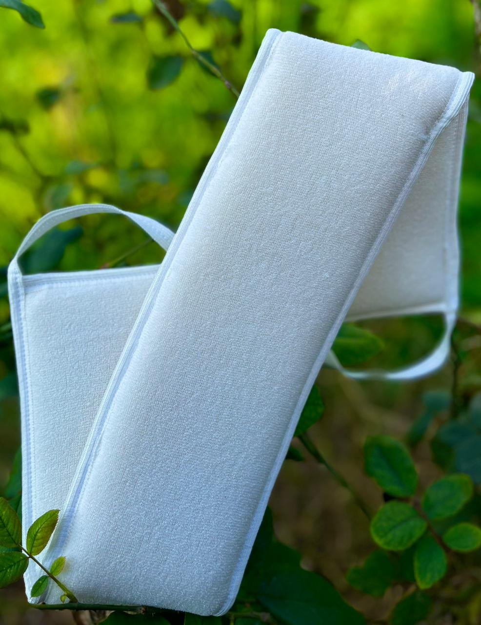 Premium Loofah close-up texture showing natural loofah structure